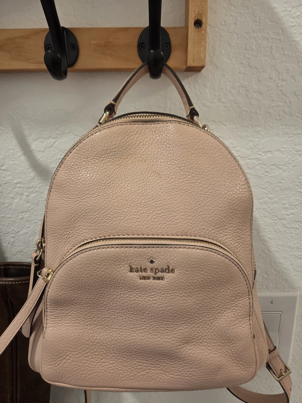 kate spade Blush Pink Leather Backpack